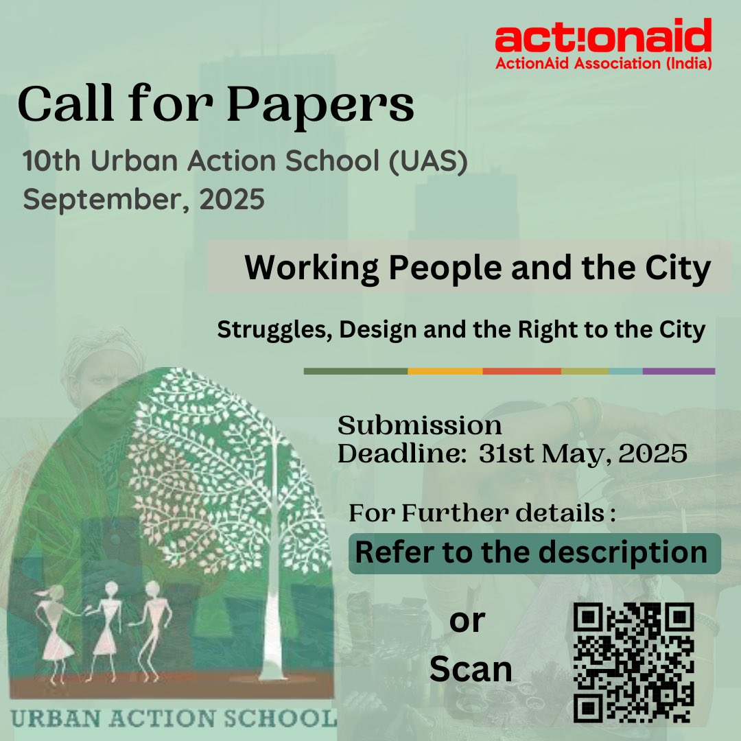 We invite applications for the Urban Action School to explore the struggles and contributions of working people in shaping cities. 

We encourage submissions that critically examine urban design, governance, and the ongoing fight for the right to the city, emphasizing the need