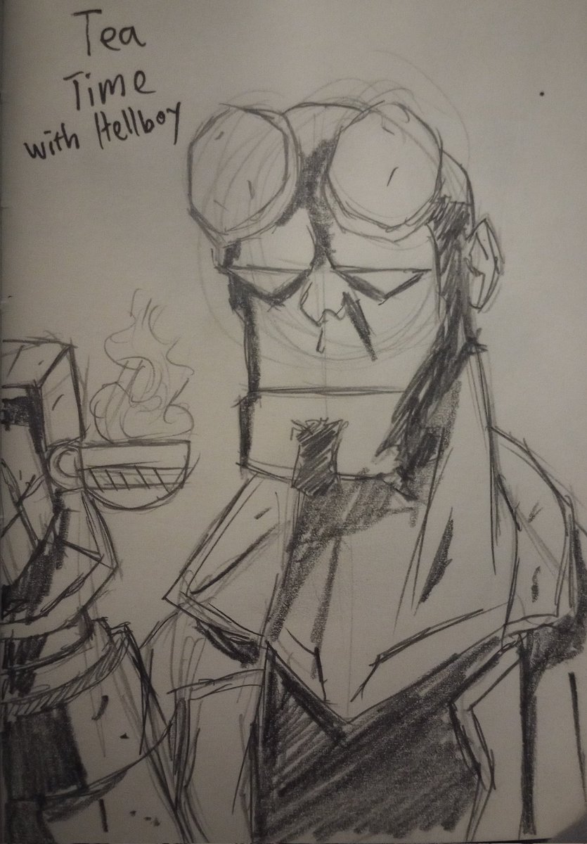 Some morning sketches 
#spiderman #hellboy #ComicArt #comicartist