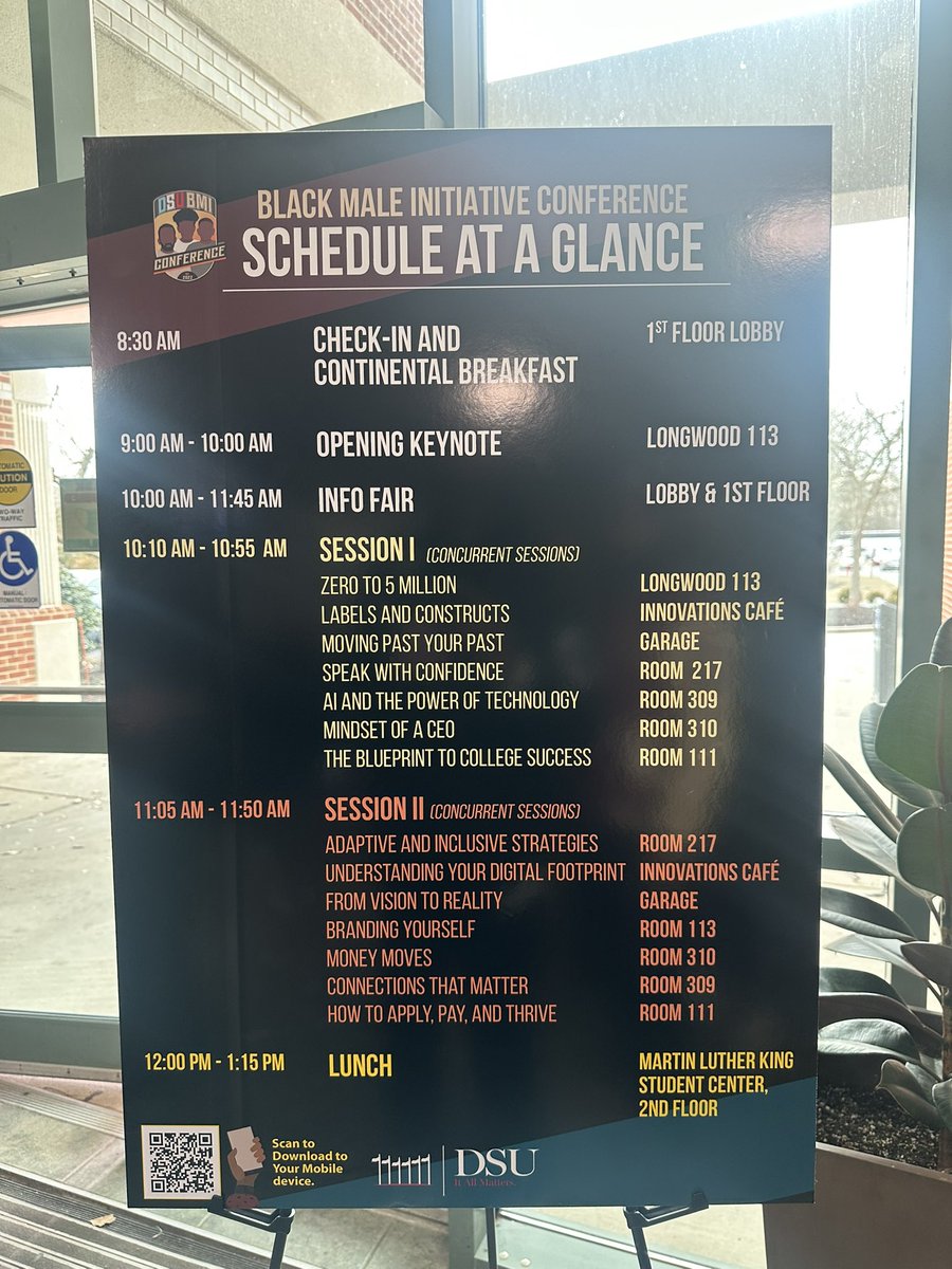 drmccrayspeaks's tweet image. Our scholars thrived at DSU’s Black Male Initiative Conference; learning, networking &amp;amp; just being themselves without judgment. I thought they needed this trip, but I needed it more. Oh, and you know their principal and teachers are Nupes and introduced them to more Nupes.  👌🏾