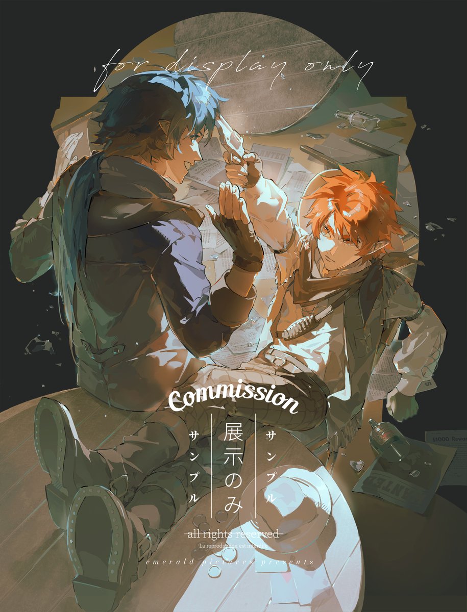 emmmerald_'s tweet image. commissions