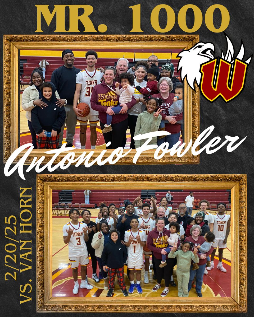 <a href="/AntonioFowler34/">Antonio</a> <a href="/N2SportsTonka/">Winnetonka Activities</a> <a href="/Tonka_News/">Tonka News</a> <a href="/TonkaNation/">Tonka Nation</a> <a href="/EdwardBTate/">Dr. Edward Tate, Jr.</a> <a href="/NKCSchools/">NKC Schools</a> Congrats to Jr.  Antonio Fowler  for scoring his 1000 career point last night vs. Van Horn.  Keep up your great work on and off the court!  The Future is Bright, Tonka PROUD!