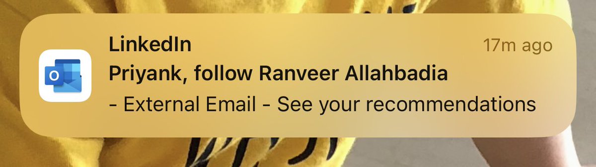 So, out of nowhere, LinkedIn suggests I follow Ranveer Allahbadia!!! 

Wonder why! 

#ranveerallahbadia