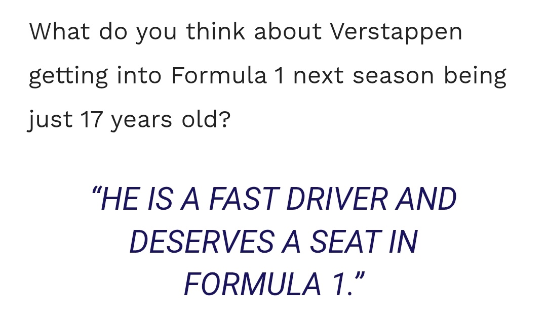 Charles' comment on Max's move to Formula 1 (from 2015, f3 interview)