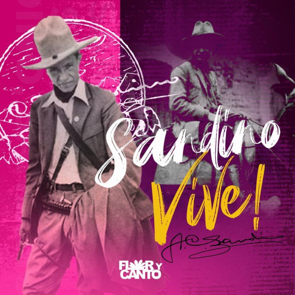 #21Feb 🇳🇮 Conmemoramos el 91 aniversario del asesinato a traición del General Augusto C. Sandino.

Creyeron que con su muerte, enterrarían sus ideas, más no sabían que:

¡Sandino está en los pinos! 
¡Sandino está en los montes! 
¡Sandino está en las piedras! 
¡Sandino está en los