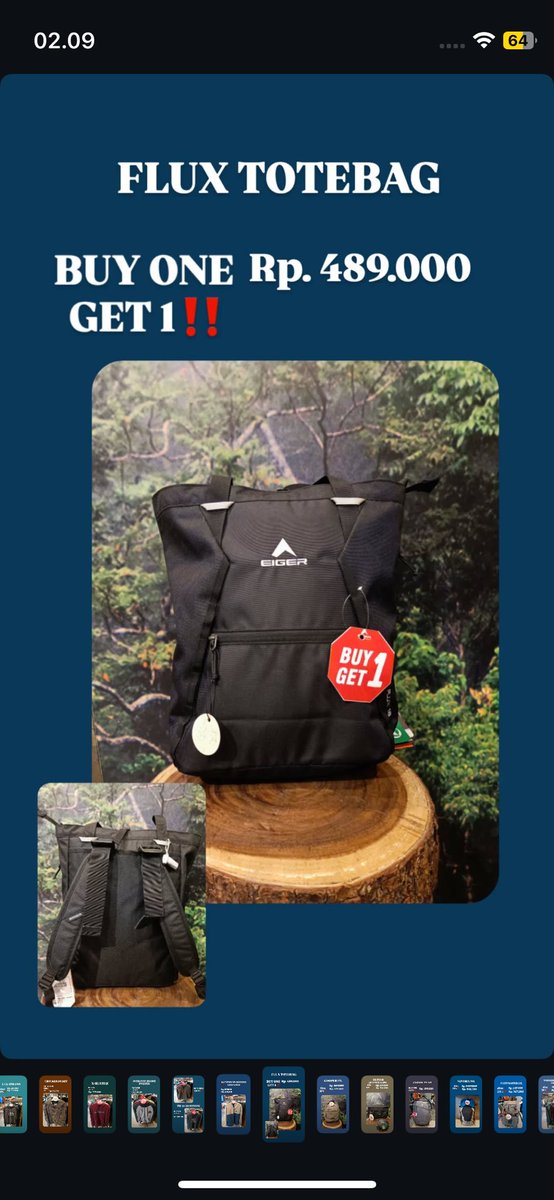 vanilla15_'s tweet photo. @unicelounge halo ness, aku lagi cari barengan buat beli backpack ini, btw bisa dibuat totebag/backpack ya, buat detail bahan warna dll bisa comment/dm ya nes, harganya 489.000 udah dapet 2pc🤞🏻❤️ https://t.co/s8pEuPaNpQ