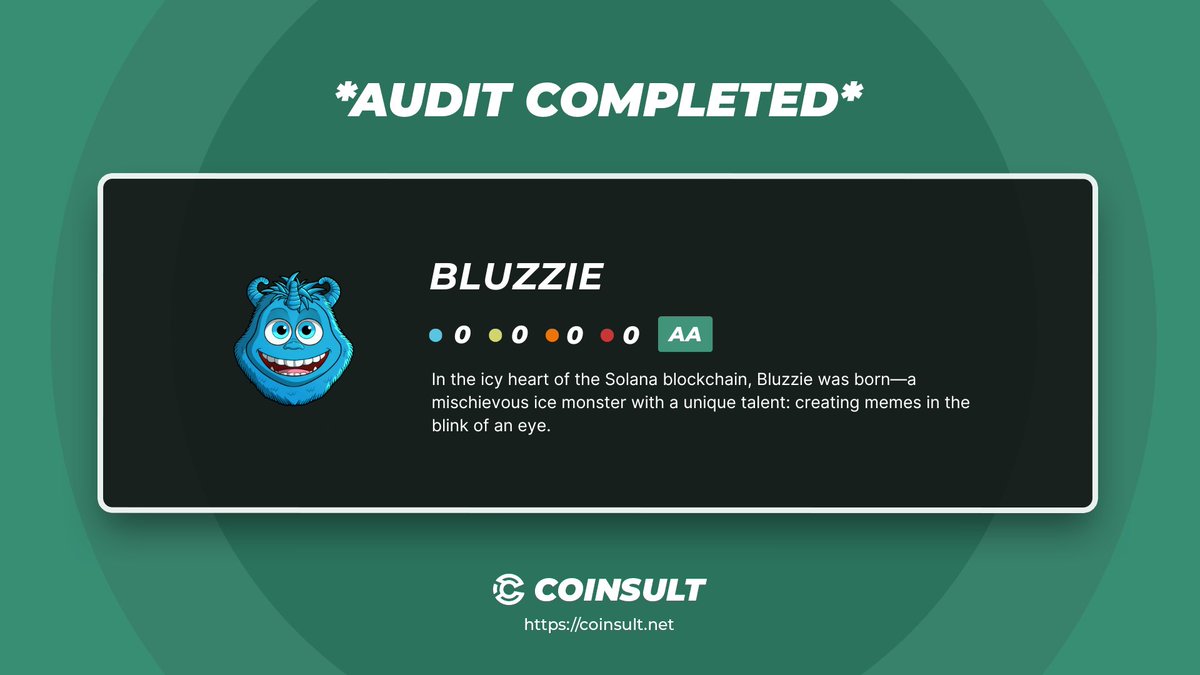 Coinsult - Audits & Development tweet media