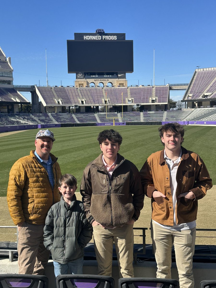 Todd Creech (@tpcreech) on Twitter photo C/O 28 QB <a href="/coopercreech16/">Cooper Creech</a> in town for <a href="/Elite11/">Elite11</a> stopped by <a href="/TCU_Athletics/">TCU Athletics</a> ! I could see us in purple! <a href="/88_creech/">Carson Creech</a> is a C/O 25 LS. #itsinthegenes. #wintheday <a href="/CoachJRogers1/">Justin Rogers</a> <a href="/coachthornton2/">Joe Thornton</a> <a href="/kendalbriles/">Kendal Briles</a> C/O 28 QB <a href="/coopercreech16/">Cooper Creech</a> in town for <a href="/Elite11/">Elite11</a> stopped by <a href="/TCU_Athletics/">TCU Athletics</a> ! I could see us in purple! <a href="/88_creech/">Carson Creech</a> is a C/O 25 LS. #itsinthegenes. #wintheday <a href="/CoachJRogers1/">Justin Rogers</a> <a href="/coachthornton2/">Joe Thornton</a> <a href="/kendalbriles/">Kendal Briles</a>