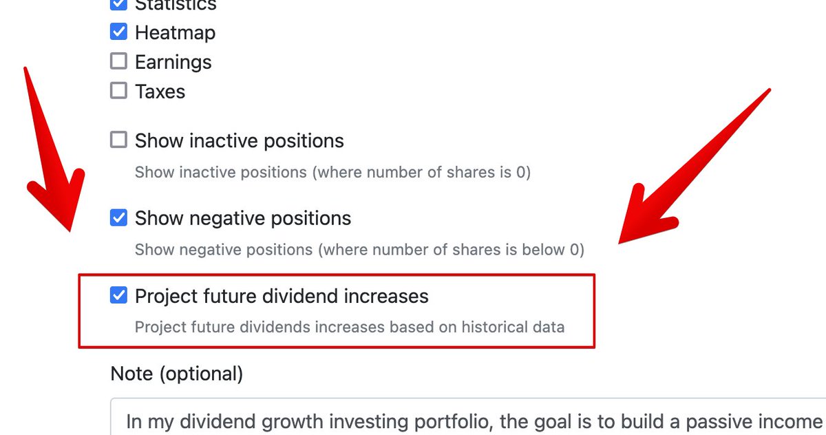 Digrin uses historical data to project dividend increases. As it is sometimes off, you can now disable dividend increase projections in portfolio settings.
