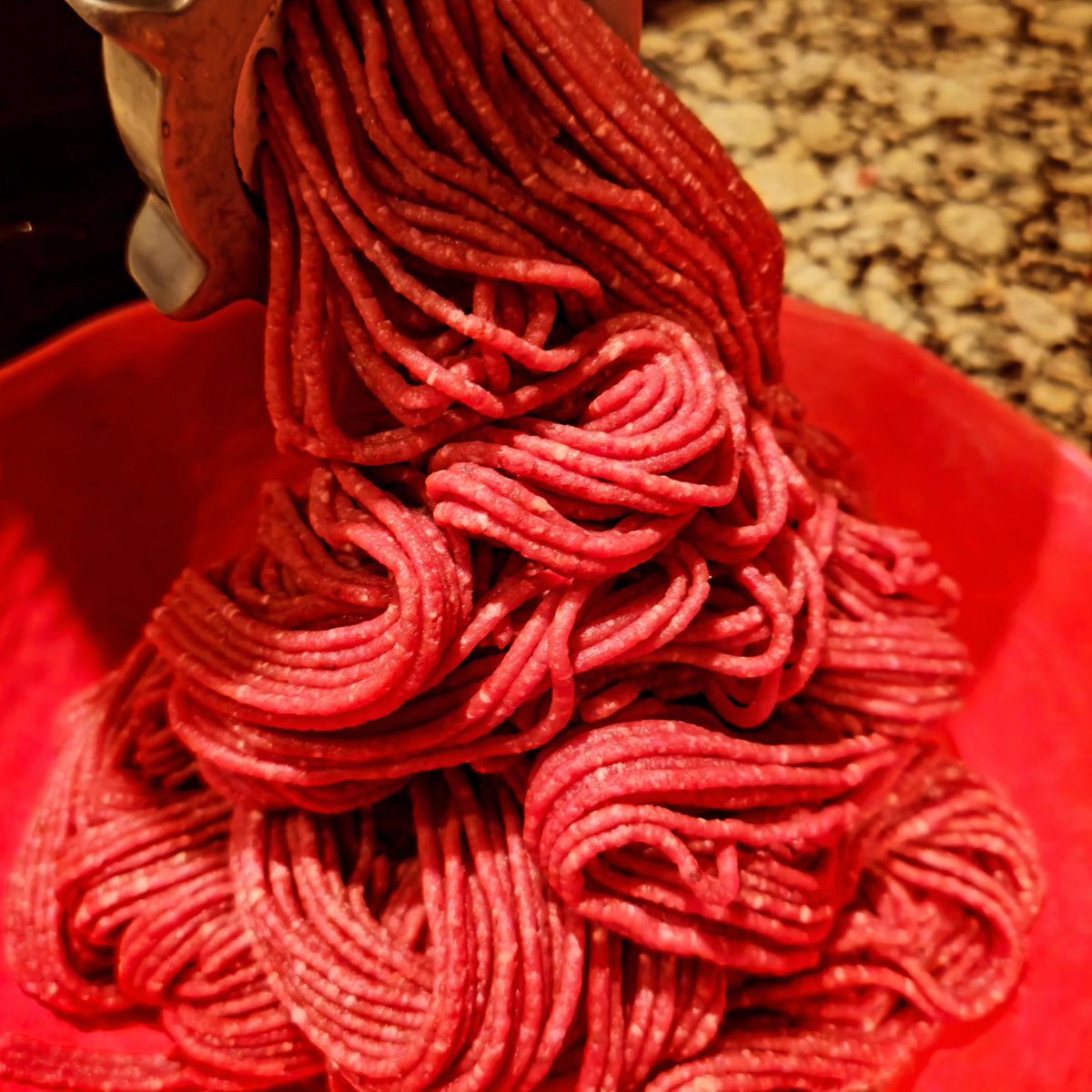 dc__outdoors's tweet photo. 𝐖𝐡𝐚𝐭 𝐚 𝐠𝐫𝐢𝐧𝐝!

Recently ran out of ground venison,  so I spent last night watching some hockey and grinding up and vacuum packing 12 pounds of Venison trim.

#Hunter #deer #Venison #whitetails #food #hunt2eat #fromfieldtofork #fromfieldtoplate #YouTube #youtuber https://t.co/IHJrTBnnB5