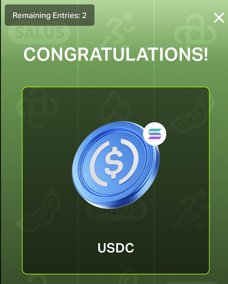 I won the Salus Raffle! hula!
<a href="/CudisWellness/">CUDIS</a>