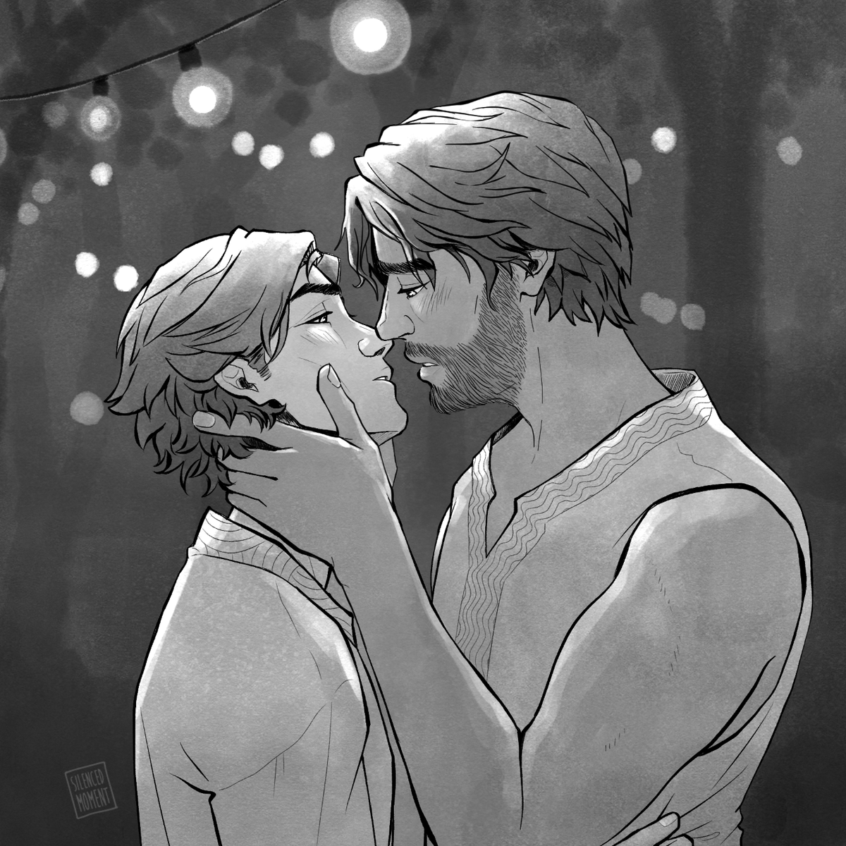 silencedmoment's tweet photo. Another scene from fic I love!

[He bracketed Viktor’s face with his hands and tilted it up, bringing his mouth down to meet Viktor’s. He kissed past his breath of surprise, sweeping his tongue into his mouth.]

-From the First by Mysecretfanmoments
#jayvik https://t.co/zB5kQ33QLM