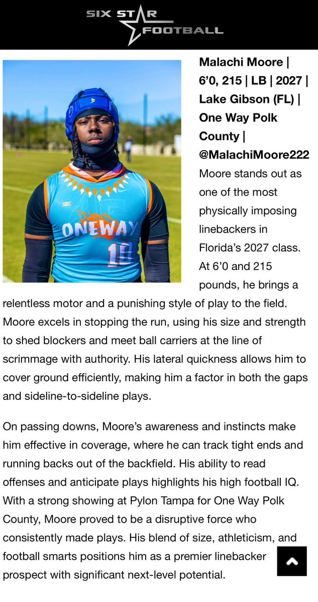 MalachiMoore222's tweet image. Thank you for the write up ✍️ @sixstarfootball
@LakeGibsonFB @coach_jgeorgejr @oneway7on7 @Anthony34352017 @QuintonBoatwri3 @Coach2am @DylanOliver23 @H2_Recruiting @RealNews102 @THEPLATFORMDR