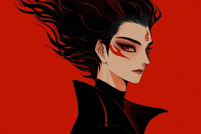 黑衣~#哪吒之魔童闹海 