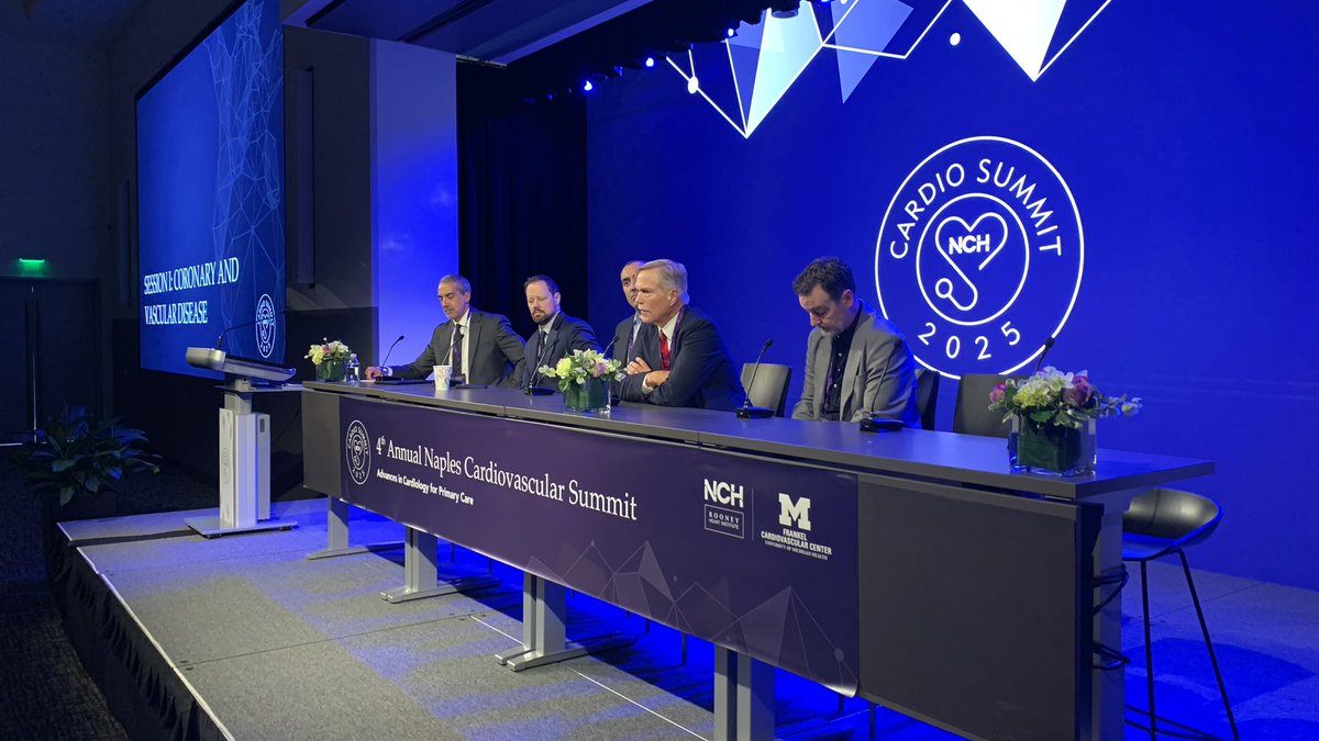 NCH Rooney Heart Institute (@nchrooneyheart) on Twitter photo Thatâs wrap on Session 1: Coronary and Vascular Disease at the #NaplesCardioSummit2025. Thank you to moderators Dr. Adam Frank & Dr. Daniel Menees (<a href="/MeneesMD/">Daniel Menees</a>) & presenters Dr. Longe, Dr. Parodi (<a href="/Parodifeparodi/">Ezequiel Parodi</a>), Dr. Grossman (@grossmanmd), Dr. Thomas & Dr. Siebert. Thatâs wrap on Session 1: Coronary and Vascular Disease at the #NaplesCardioSummit2025. Thank you to moderators Dr. Adam Frank & Dr. Daniel Menees (<a href="/MeneesMD/">Daniel Menees</a>) & presenters Dr. Longe, Dr. Parodi (<a href="/Parodifeparodi/">Ezequiel Parodi</a>), Dr. Grossman (@grossmanmd), Dr. Thomas & Dr. Siebert.