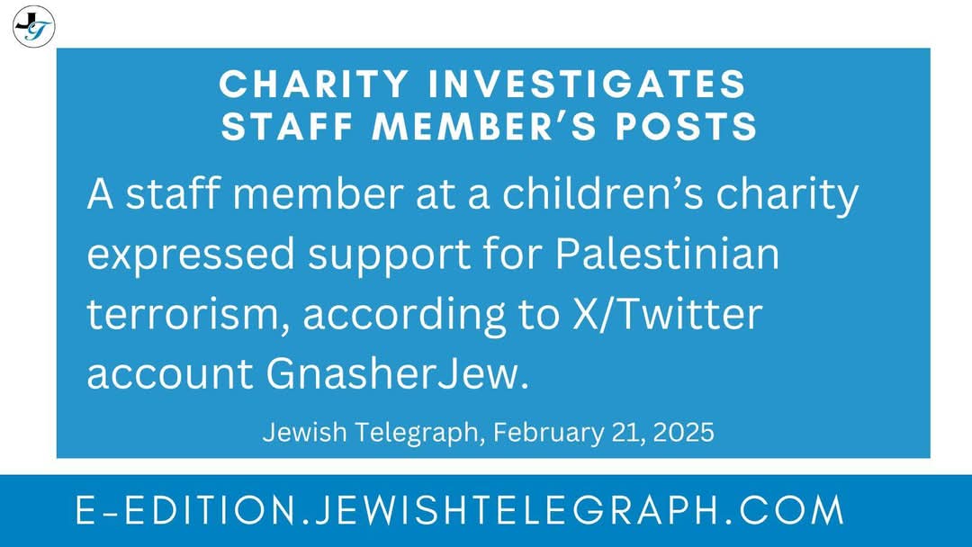 Jewish Telegraph | e-edition.jewishtelegraph.com (@jewishtelegraph) on Twitter photo Sarah Catherine Ward, works for Coram, a children's charity, expressed support for Palestinian terrorism, according to <a href="/GnasherJew/">GnasherJewÂŽ×× ×׊ר</a>. Also denied antisemitism in Labour and referred to Zionism as a âcancerâ.
She is The Green Partyâs speaker for Parkstone.
facebook.com/share/p/15zR2g⌠Sarah Catherine Ward, works for Coram, a children's charity, expressed support for Palestinian terrorism, according to <a href="/GnasherJew/">GnasherJewÂŽ×× ×׊ר</a>. Also denied antisemitism in Labour and referred to Zionism as a âcancerâ.
She is The Green Partyâs speaker for Parkstone.
facebook.com/share/p/15zR2gâŚ