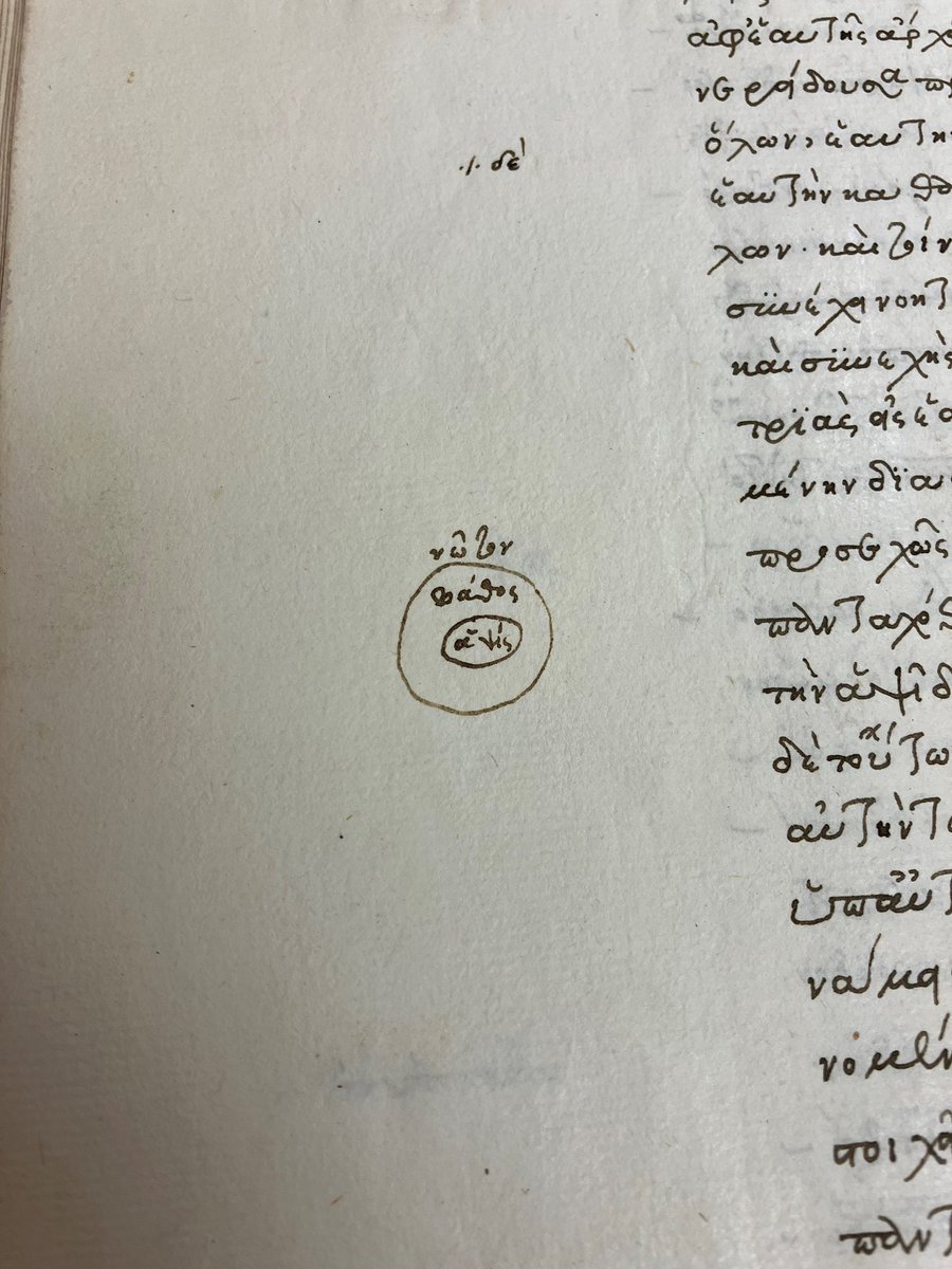 Pellicier Library Project (@pellicierbooks) on Twitter photo The remarkable Ms. Phill. 1505, penned by Nikolaos Kokolos in Venice (1539-42), preserves Proclus’ Commentary on Theologia Platonica, enriched with marginal notes, diagrams, and textual variants. An interesting witness to 16th-century #Greek #manuscript production! <a href="/stabiberlin/">Staatsbibliothek zu Berlin</a> The remarkable Ms. Phill. 1505, penned by Nikolaos Kokolos in Venice (1539-42), preserves Proclus’ Commentary on Theologia Platonica, enriched with marginal notes, diagrams, and textual variants. An interesting witness to 16th-century #Greek #manuscript production! <a href="/stabiberlin/">Staatsbibliothek zu Berlin</a>