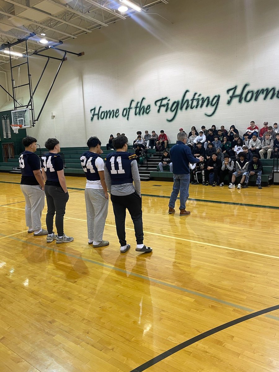 Great morning already! Some of our current tigers went over to Hopewell this morning to talk to some future tigers.