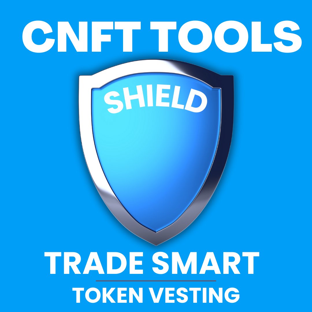 CnftTools's tweet photo. 🛡️ Introducing CNFT TOOLS SHIELD
...offering Vesting Locks for all Token Launches🛡️

👀 First Gold Shield Token Launching Soon. 

Putting the fun back into https://t.co/ZL35NulyOK

🧵1/9