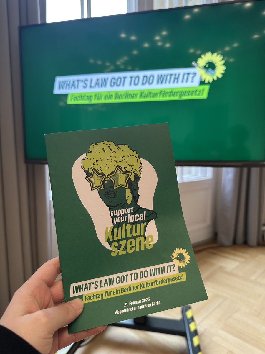 Clara Herrmann (@clara_herrmann) on Twitter photo Beim Fachtag für ein Berliner Kulturfördergesetz! <a href="/GrueneFraktionB/">Grüne Fraktion Berlin</a> <a href="/dpwes/">Daniel Wesener</a> #berlinistkultur Beim Fachtag für ein Berliner Kulturfördergesetz! <a href="/GrueneFraktionB/">Grüne Fraktion Berlin</a> <a href="/dpwes/">Daniel Wesener</a> #berlinistkultur