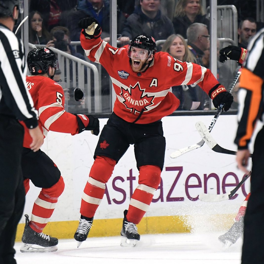 “We actually ended up using America’s favourite strategy against them,” said Connor McDavid. “I wanted the trophy, so I took it without asking them what they thought.” ❤️🇨🇦🏆