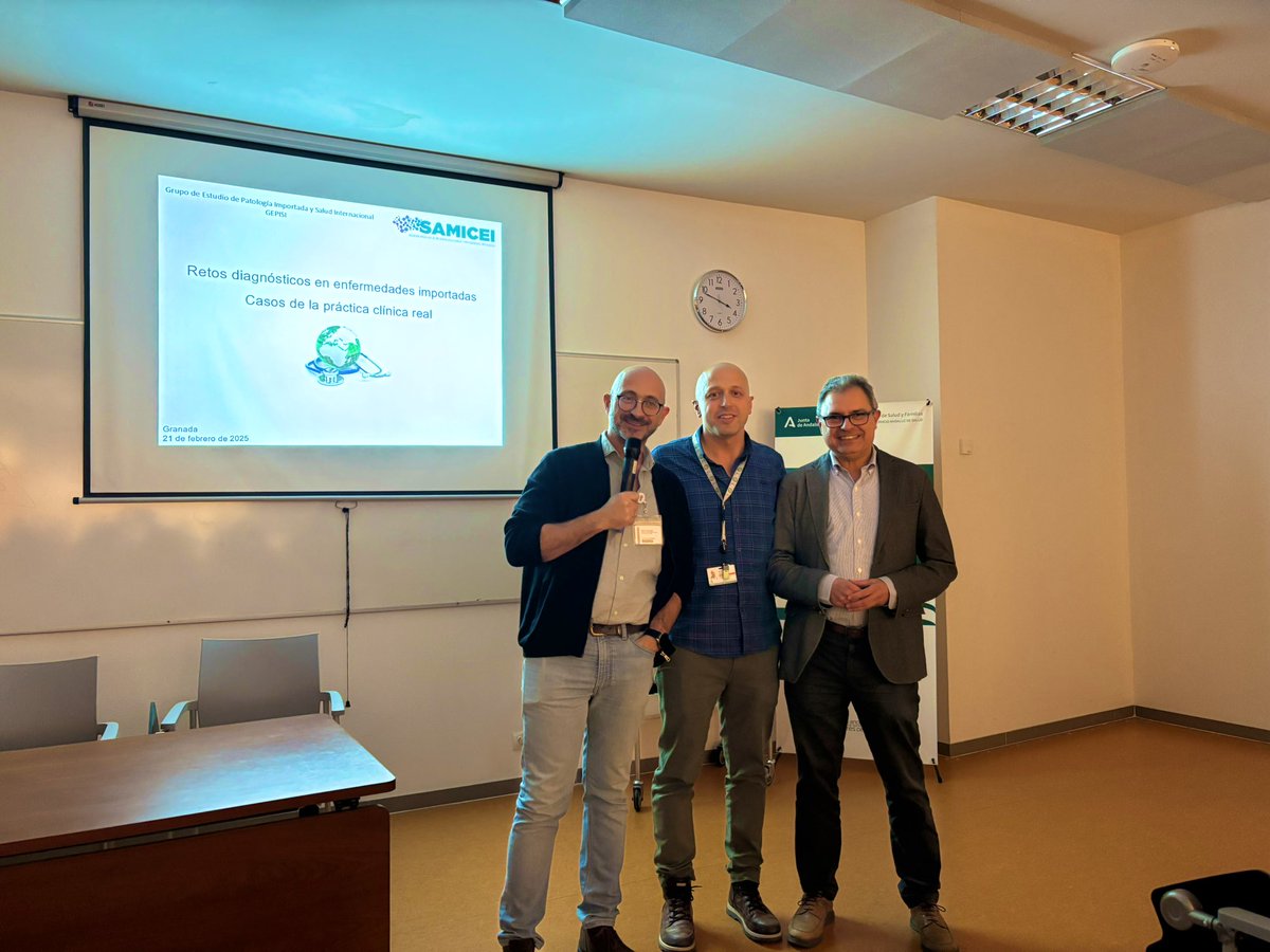 Magníficas jornadas del grupo de estudio de Patología Importada y Salud Internacional (GEPISI) de SAMICEI 👏🏻👏🏻 en Granada, ¡Gracias!