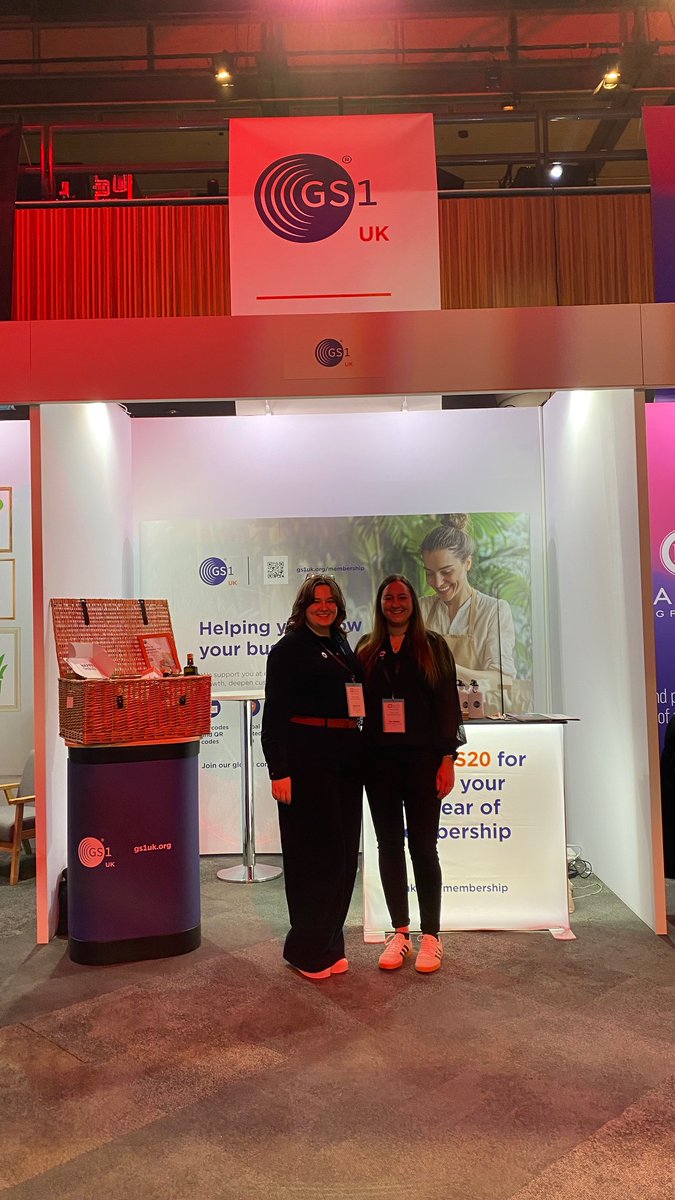 Thank you and welcome to our new partner <a href="/gs1uk/">GS1 UK</a> 🤩We are delighted to have you on board. Go and see their stand and you could win a luxury hamper! #SBSEvent2025