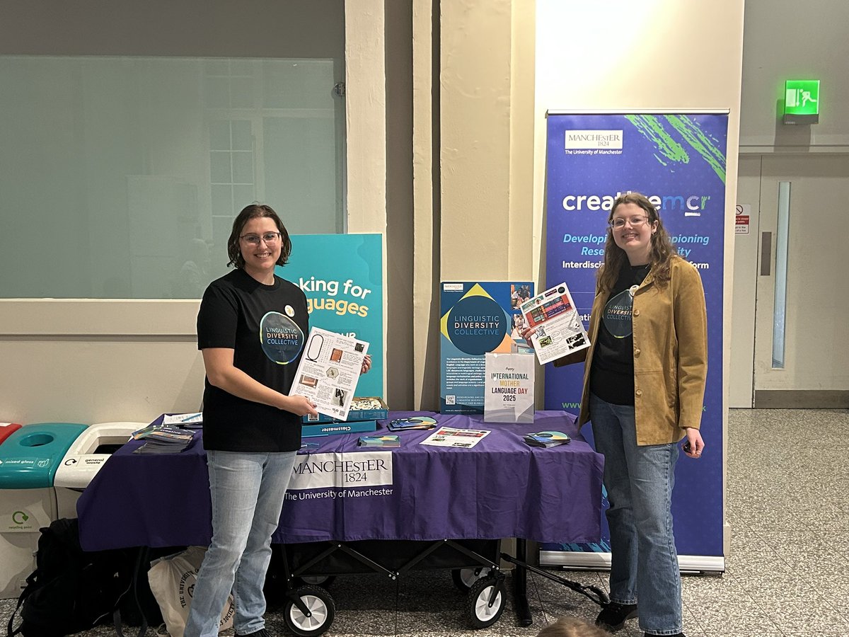 Linguistic Diversity Collective (LDC) (@uomldc) on Twitter photo We’re here in the main hall at <a href="/McrMuseum/">Manchester Museum</a> giving out Looking for Languages trail sheets - come and grab one!
#MCRIMLD25 <a href="/MCRCityofLit/">Manchester City of Literature</a> We’re here in the main hall at <a href="/McrMuseum/">Manchester Museum</a> giving out Looking for Languages trail sheets - come and grab one!
#MCRIMLD25 <a href="/MCRCityofLit/">Manchester City of Literature</a>