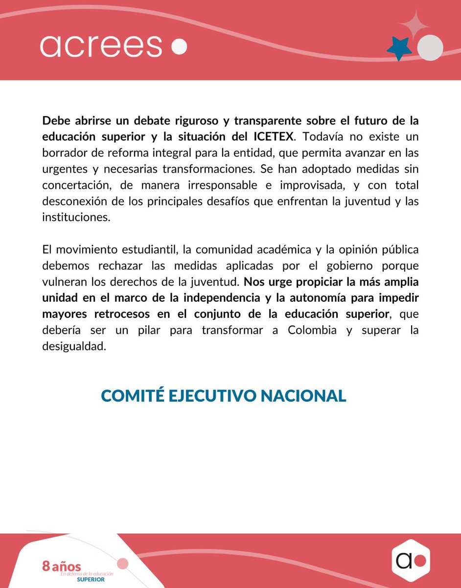 🚨🚨🚨 Se agrava la crisis del ICETEX y aumentan los incumplimientos del gobierno nacional. 🚨🚨🚨

#icetex #gobiernonacional #educacion #universidades