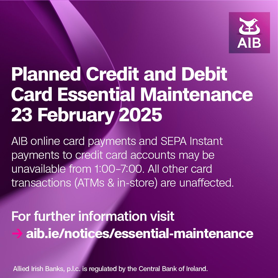 If you have a question, you can contact us between 8:00 to 18:00, Monday to Sunday on (01) 269 5022 (+353 1 269 5022 outside of Ireland) for debit cards, or (01) 668 5500 (+353 1 668 5500 outside of Ireland) for credit cards, except bank holidays.