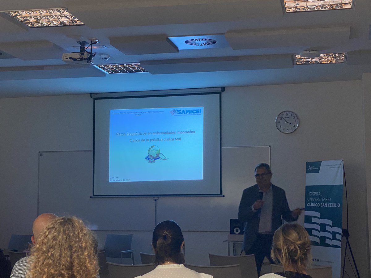Joaquín Salas nos habla de los retos diagnósticos en Patología Importada en la clausura de las XV Jornadas de Casos Clínicos del grupo GEPISI de <a href="/SAMICEI_/">SAMICEI</a>
#SAMICEI_formacion