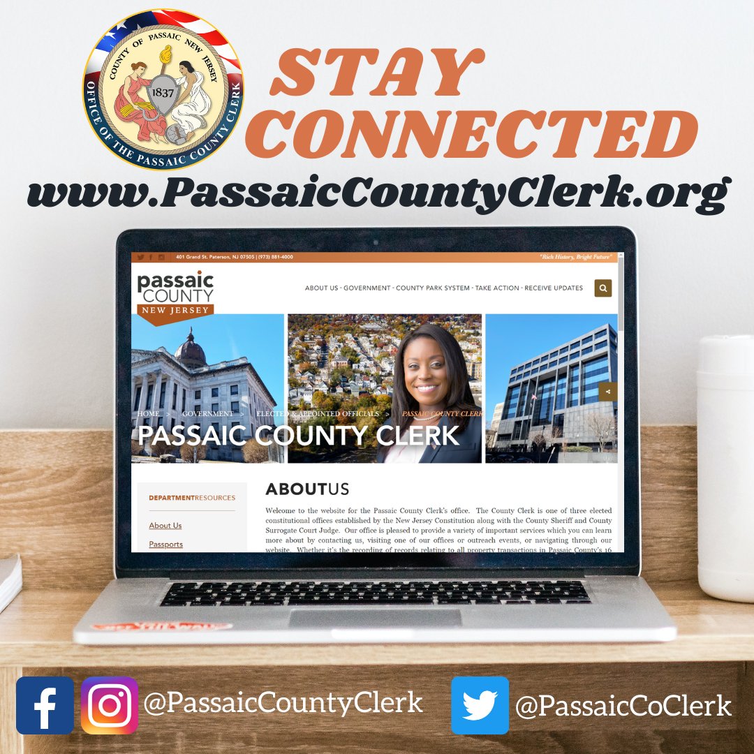 Please invite your friends to like our page so they can stay connected with the latest County Clerk news and updates. #passaiccounty #countyclerk #nj