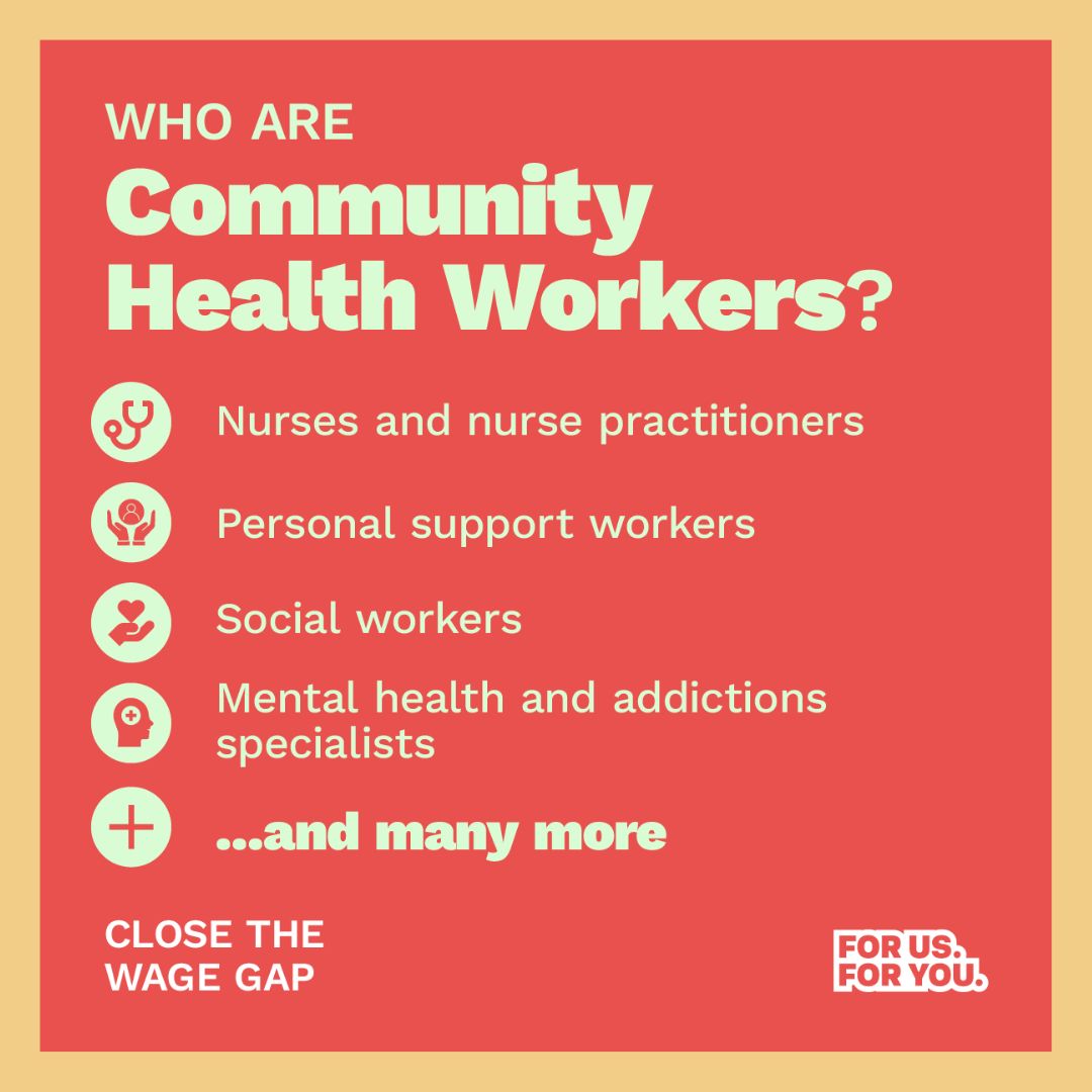 CHIGAMIK's tweet image. Community health workers are the backbone of our health care system, providing essential services to Ontarians every day. However, their compensation does not reflect the crucial role they play. It’s time for change. To learn more visit allianceon.org. #ForUsForYou