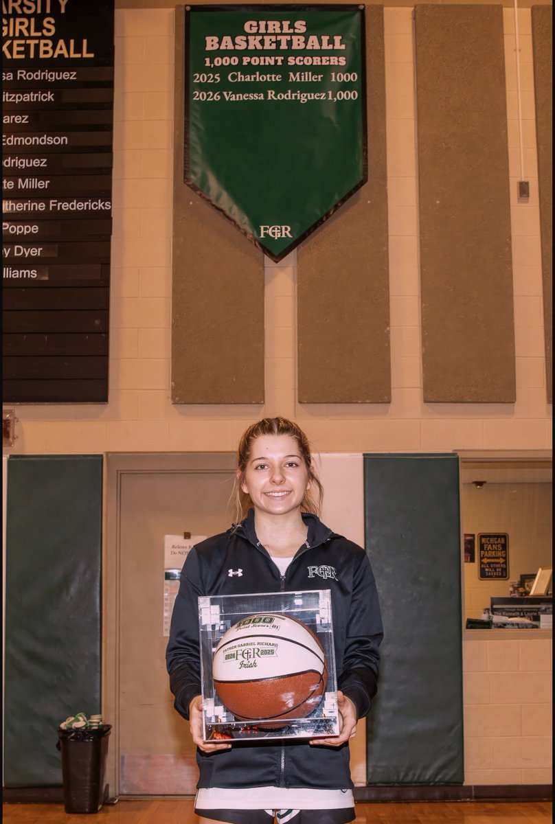 I am so grateful to have reached 1,000 points in my career. Credit to all my amazing teammates and coaches who have helped me reach this milestone! #1kclub <a href="/fgrhoops/">CoachCain</a> <a href="/FGRathletics/">Fr. Gabriel Richard</a> <a href="/MImystics/">Michigan Mystics</a>
