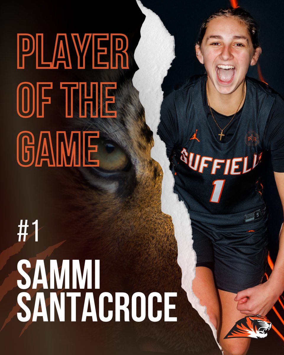 Final: Loomis 62, Suffield 40

A tough loss to a championship-caliber team, but the Tigers will bounce back!

✨ POG: Sammi Santacroce
🔥 15 points in a strong effort.

Next up: Miss Porter’s tonight—let’s get back on track! 🐾🔥

#SAGBB #SuffieldGirlsBasketball #SuffieldAcademy