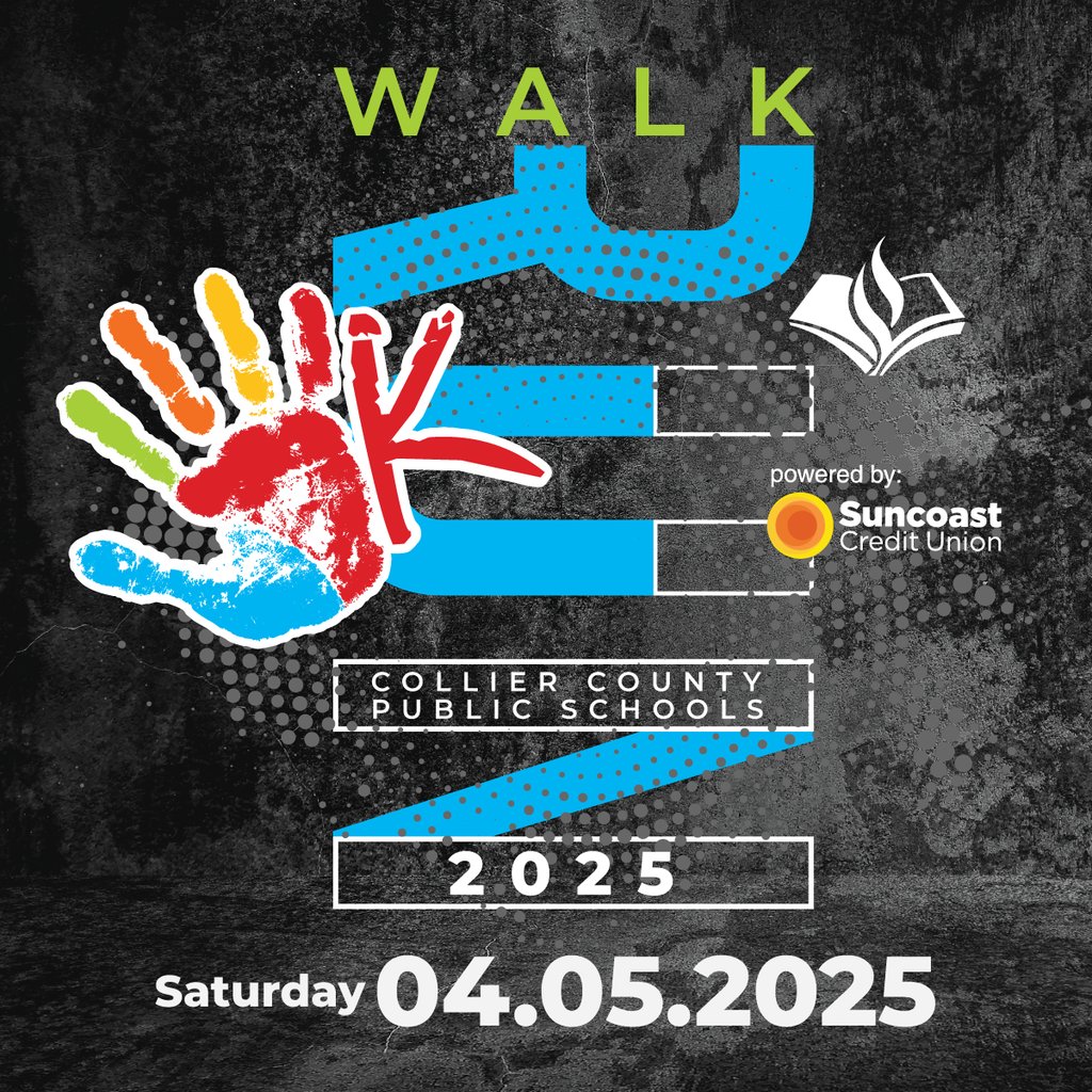 There is one more week to take advantage of the early registration discount for the #CCPS5K event! The price goes up on March 1st. Details may be found by visiting collierschools.com/ccps5k. #CCPSFamily