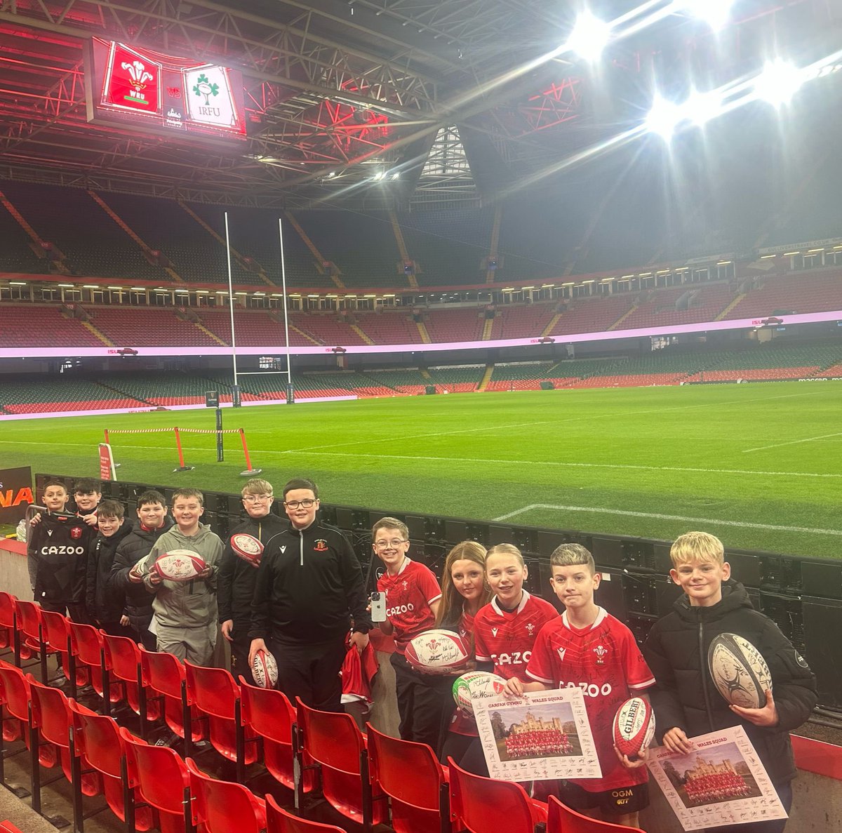 Great morning attending the Captains Run <a href="/principalitysta/">Principality Stadium</a> many thanks to our friends <a href="/WelshRugbyUnion/">Welsh Rugby Union 🏴󠁧󠁢󠁷󠁬󠁳󠁿</a> #Balch #Cymru #ComeOnWales 🏴󠁧󠁢󠁷󠁬󠁳󠁿