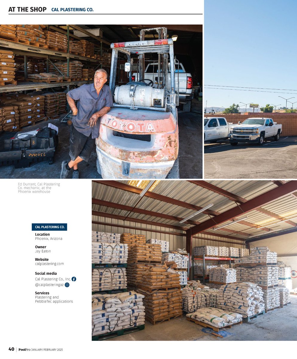 NPC88's tweet image. Great cover story in Pool Pro for anyone who missed it, featuring our very own Jay &amp;amp; Laura Eaton. Be sure to check them out live in orlando at the annual auction. Registration still available.

buff.ly/3CQdE5t 

#FlexYourFinish #NPCAnnualConference #poolpro #poolpromag