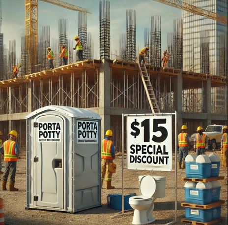 🚧 Construction Sites Porta Potty Rental - Limited Time Offer! 🚧
Get a $15 Special Discount on your porta potty rental today! Keep your job site clean &amp; compliant.
📞 Call Now: 877-240-4411
portapottyservice.com
#ConstructionSites #PortaPottyRental #JobSiteEssentials