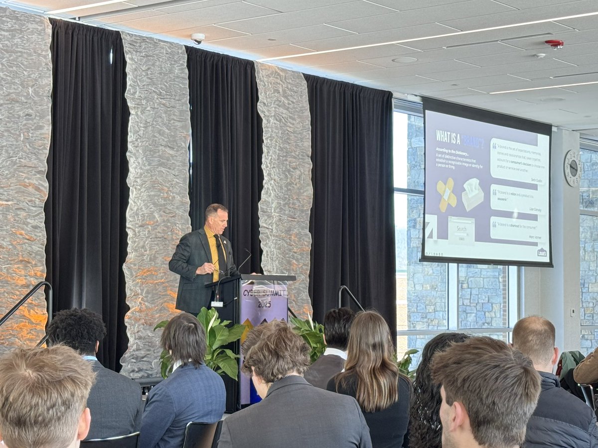 Marc Varner from <a href="/Lowes/">Lowe's</a> delivering a strong keynote speech on the value of personal and professional brand, reputation, and trust in Cybersecurity. #2025cybersecuritysummit <a href="/appCIS/">Appstate CIS Dept</a> <a href="/appstate/">Appalachian State</a>