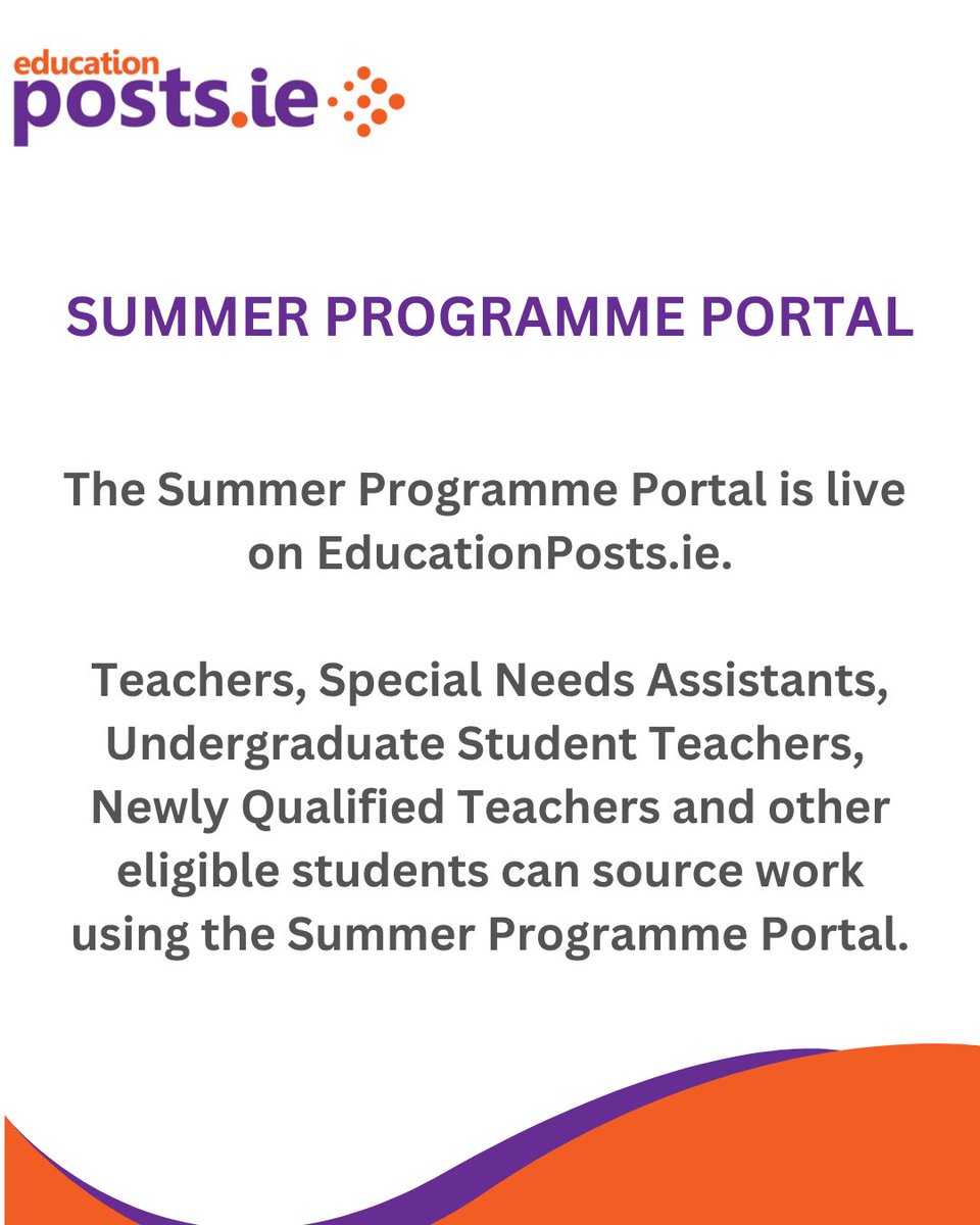 Are you a Teacher, SNA, Student Teacher, Newly Qualified Teacher or other eligible student interested in taking part in the Summer Programme?
Check out the Help Centre for details: bit.ly/4gR5uaW
