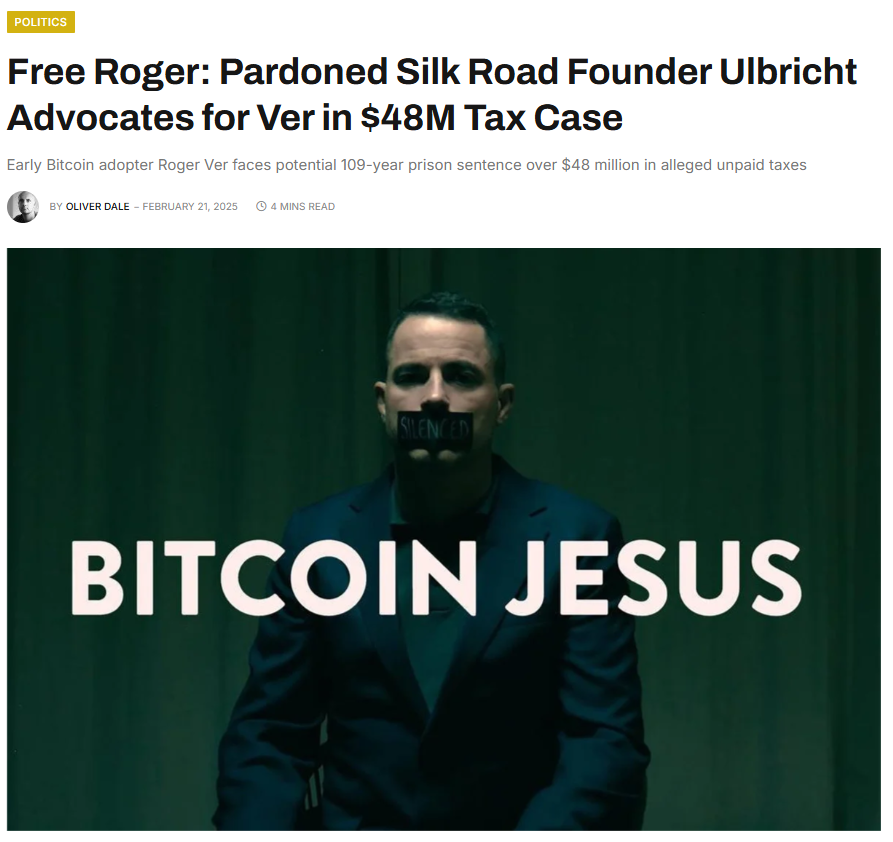 Roger Ver CTO tweet media