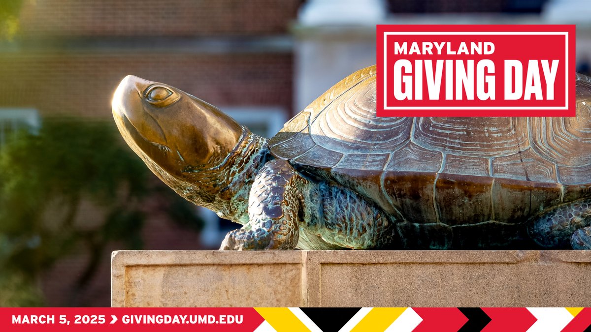 #GivingDayUMD is almost here! On March 5, be a part of this amazing Terrapin tradition to make a difference for your campus community. From supporting scholarships, academics, the arts, athletics and more, find out how your gift can make a lasting impact: givingday.umd.edu