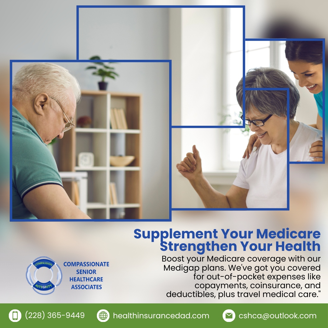 Supplement your Medicare, strengthen your health! 💪 

Our Medigap plans are designed to fill the gaps, covering out-of-pocket expenses like copayments, coinsurance, and deductibles, along with travel medical care. 

Get the comprehensive protection you need, wherever life tak...