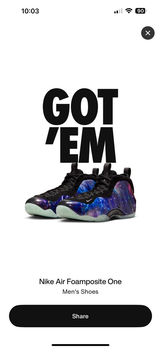 <a href="/SnkrsStock/">SNKRS STOCK</a> Only 28k pairs and I hit !!! My account is blessed dawg 🔥 🔥