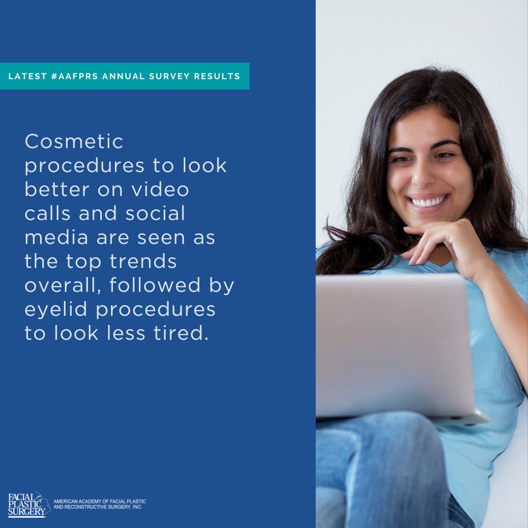AAFPRS's tweet image. Minimally invasive procedures are leading the way 💉 According to the AAFPRS Annual Survey, they make up 80% of treatments, thanks to quick results &amp;amp; minimal downtime. #Botox &amp;amp; fillers remain top picks, with 90% of surgeons performing them regularly. #fillers #AAFPRS