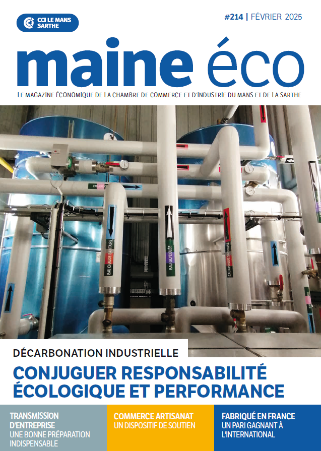 🗞️ <a href="/Maineeco/">Maineéco</a> , le magazine d'information de la <a href="/cci72/">CCI Le Mans & Sarthe</a>  de février est en cours de distribution dans les entreprises et collectivités sarthoises...
A lire aussi ici 👉 bit.ly/3CZiP30
<a href="/ademe/">ADEME</a>