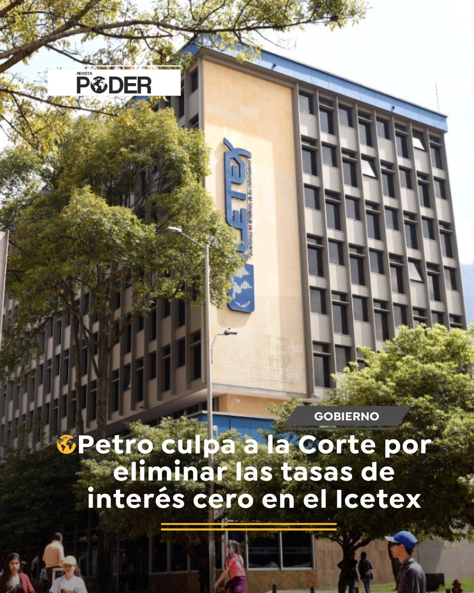 PoderRevis33300's tweet image. #RevistaPoderInforma| El presidente Petro se manifestó esta mañana con respecto al informe presentado por el ICETEX, respondiendo, a través de su cuenta de X, que dicho informe no tuvo en cuenta el dato más importante y fue que la corte constitucional negó proyecto de interés.