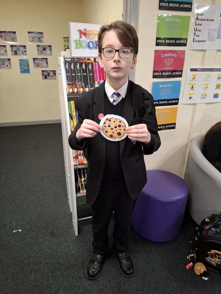 Well done to Elliott for being one  of our Cookie Award winners. He has read more the 450,000 words in the last month.  Super impressive! 👏  #notinmissout <a href="/CwmbranHigh/">Cwmbran High School / Ysgol Uwchradd Cwmbran</a>