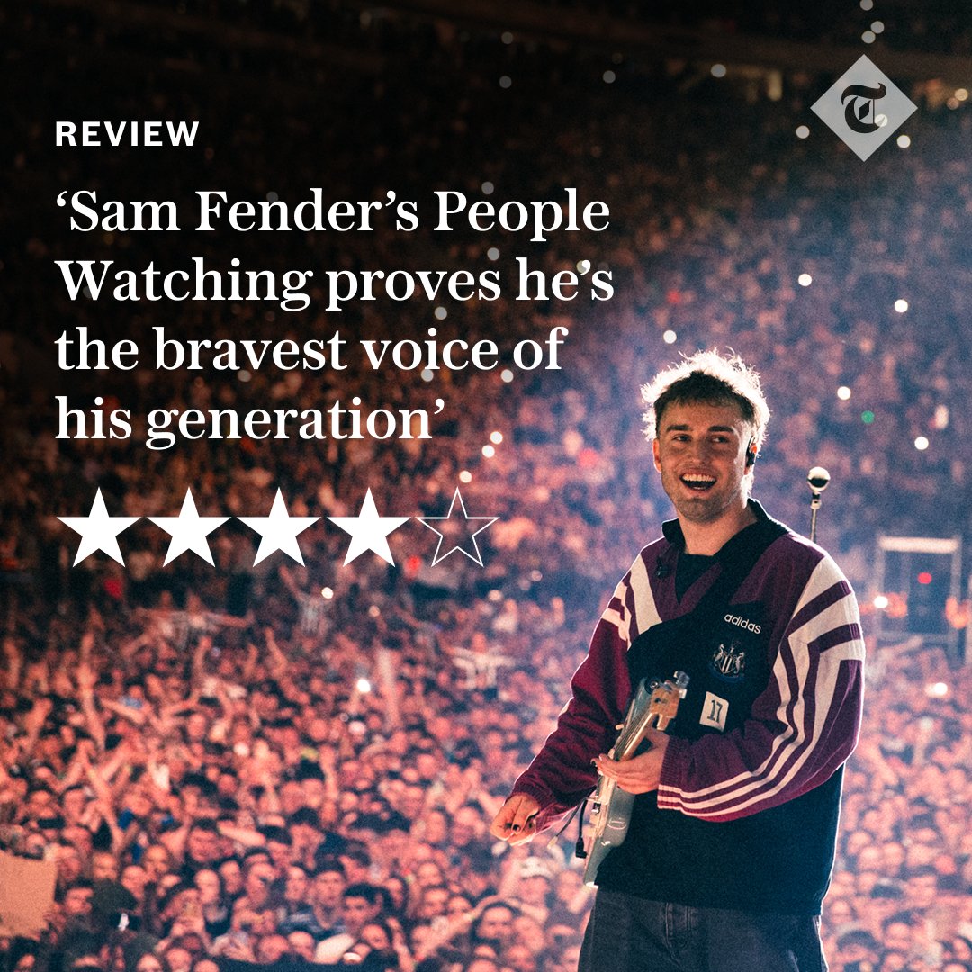 Telegraph Music (@telemusicnews) on Twitter photo 🎶 "North Shields’ Springsteen, the young rocker’s third album is a mighty – and mightily miserable – slice of polemic pop," writes <a href="/neil_mccormick/">Neil McCormick</a>.
Read our review of Sam Fender's People Watching here 👇
telegraph.co.uk/music/news/sam… 🎶 "North Shields’ Springsteen, the young rocker’s third album is a mighty – and mightily miserable – slice of polemic pop," writes <a href="/neil_mccormick/">Neil McCormick</a>.
Read our review of Sam Fender's People Watching here 👇
telegraph.co.uk/music/news/sam…