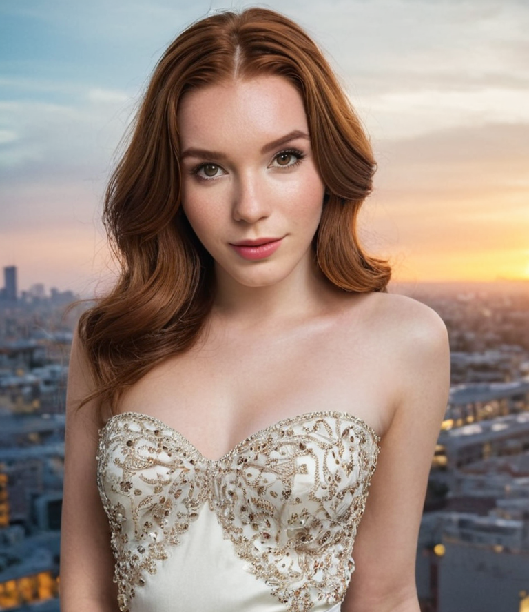 AmoraBooXXX's tweet photo. ✨🌇 Rooftop vibes &amp; golden hour glow >>>>>>>
...

😍 Swipe for the serotonin boost, also check link in my bio. 📸✨ #redheads #cuteginger #aigirlfriend #aigirlfriends https://t.co/Wkyi9FMy5G